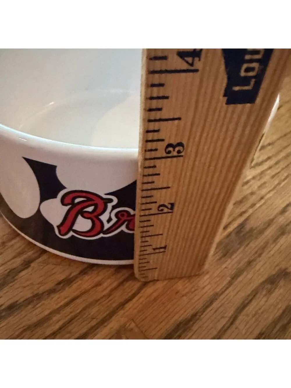 Atlanta Braves Baseball Dog Cat Water Food Bowl